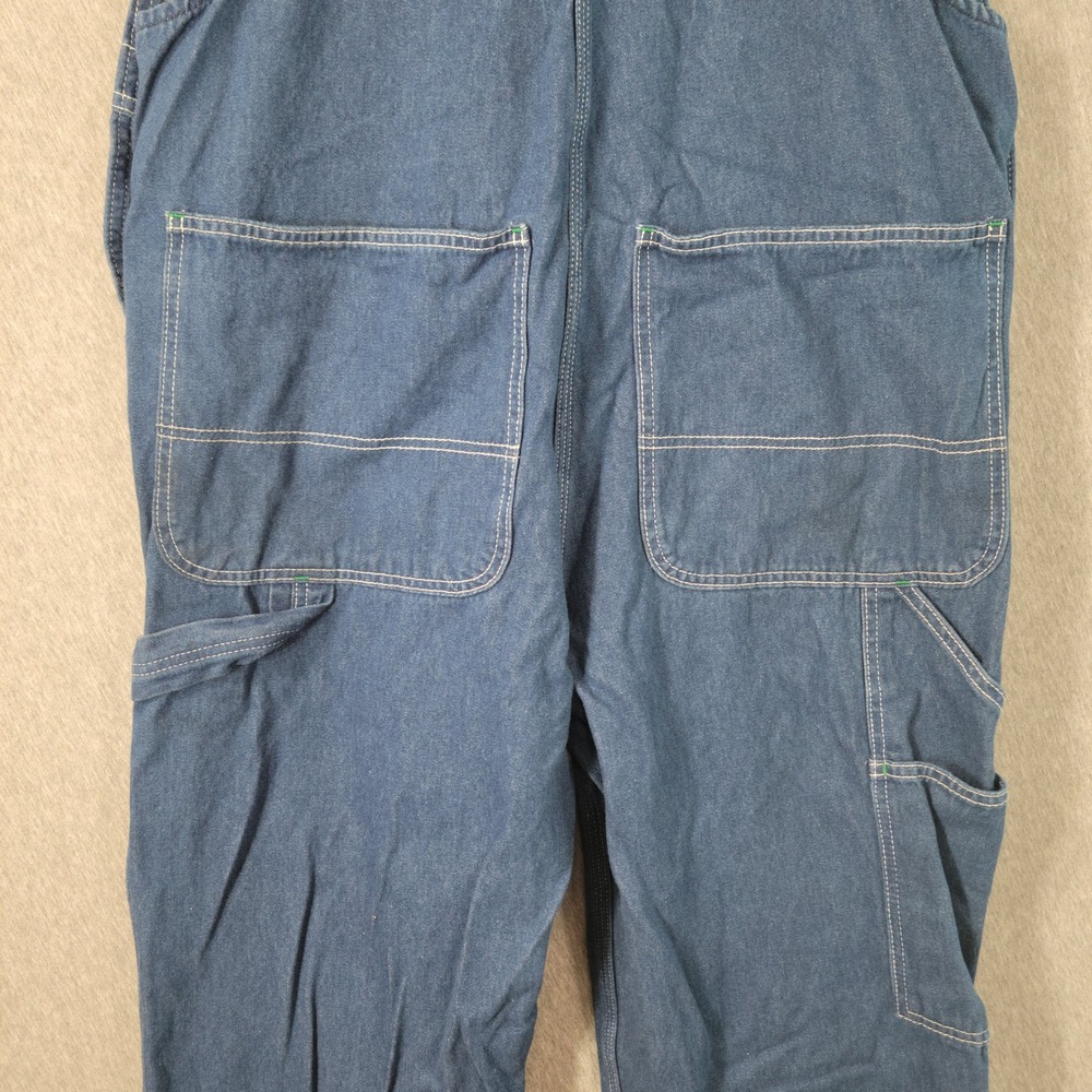 Liberty Denim Bib Overalls Mens 38x32 Jean Workwear Carpenter Utility Farm - Picture 10 of 15
